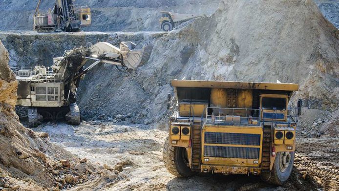 (Goran Bogicevic/Shutterstock)Biz06-fcx-012517-shutterDump truck in the open pit mine