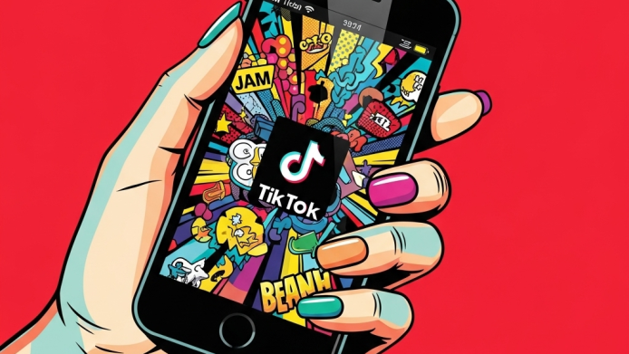 tiktok pop art style