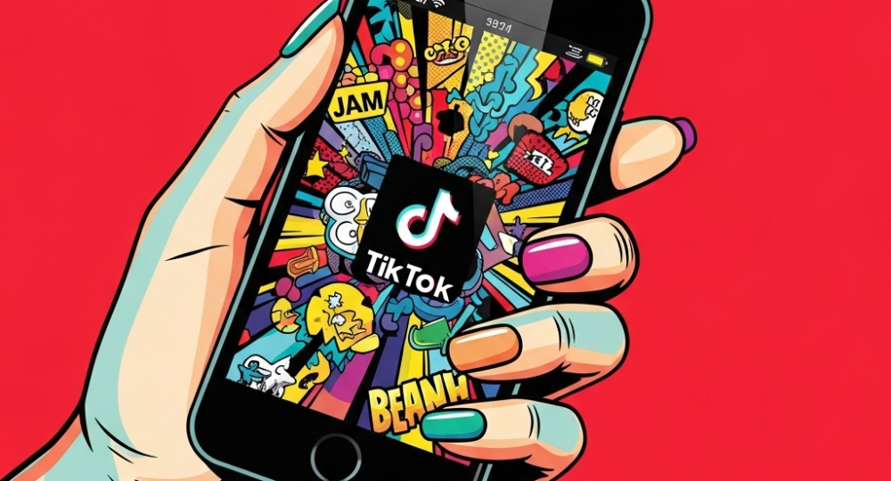 tiktok pop art style